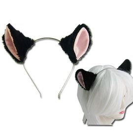 Oreille De Chat En Serre Tête Noir  Modèle Kawaii Japonais Déguisement Cosplay Costume Soirée Barrette