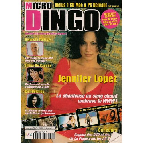 Micro Dingo  N° 26 : Jennifer Lopez La Chanteuse Au Sang Chaud