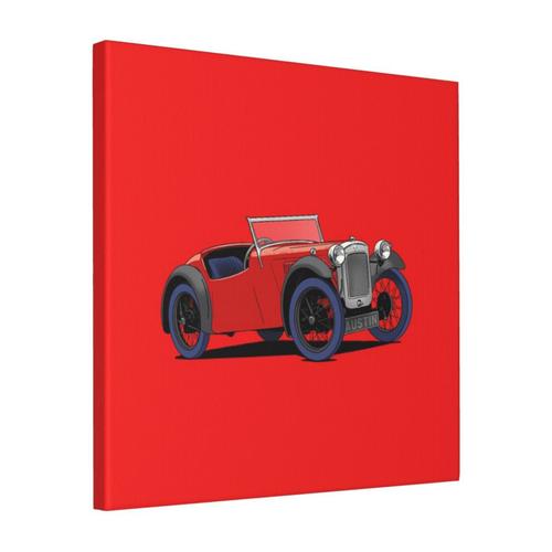 Canevas imprimer Austin 7 Vintage Car Impression sur toile Roulée Tableau Art Décoration Murale / Sans cadre 40X50cm