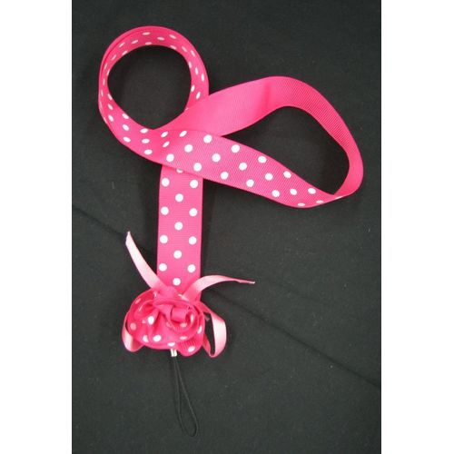 Lanière Tour Du Cou Dragonne Strap Portable Téléphones Mobile Bijou Rose Élégant
