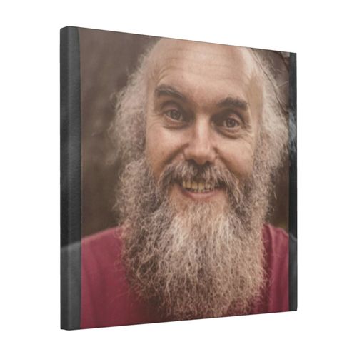 Canevas imprimer Ram Dass Sacred Impression sur toile Roulée Tableau Art Décoration Murale / Sans cadre 40X50cm