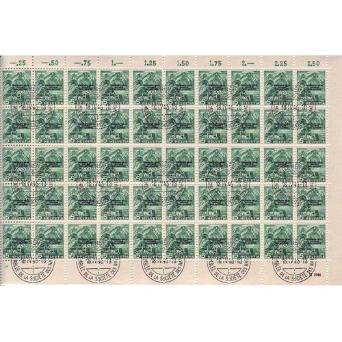 Feuille: Courrier De La Société Des Nations 1944