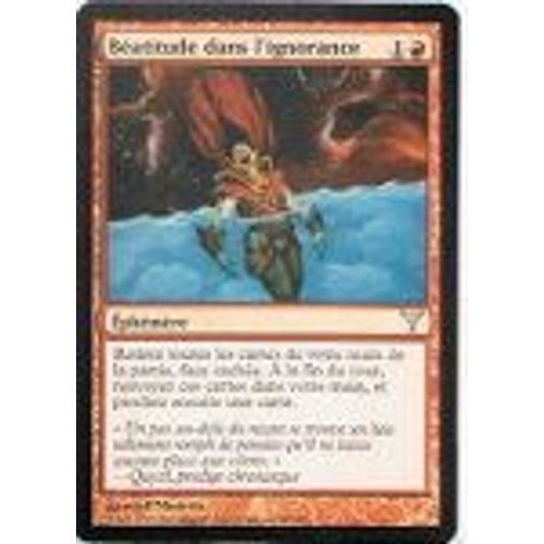 Béatitude Dans L'ignorance  - Magic Mtg - Discorde 64 - U