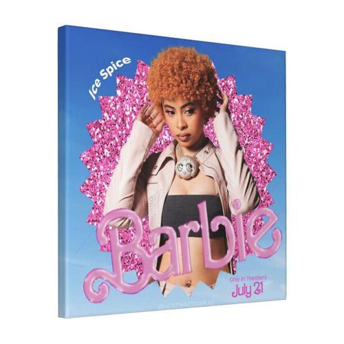 Canevas imprimer Barbie- Ice Spice Edition Impression sur toile Roulée Tableau Art Décoration Murale / Sans cadre 40X50cm