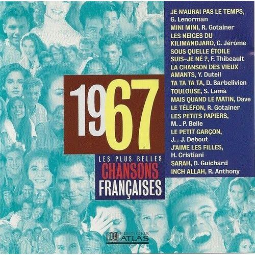 Les Plus Belles Chansons Françaises 1967 - Cd