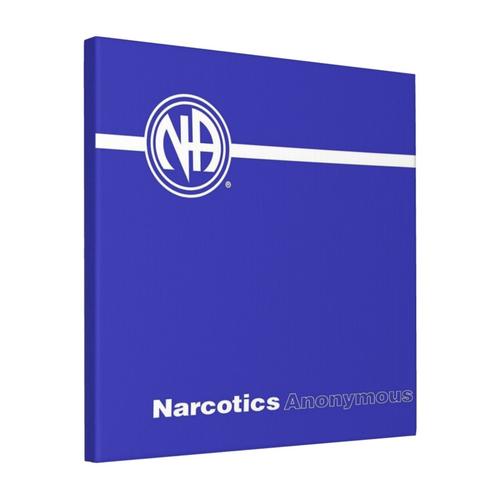 Canevas imprimer NA Basic Text Book Narcotics Anonymous Cadeau Impression sur toile Roulée Tableau Art Décoration Murale / Sans cadre 40X50cm