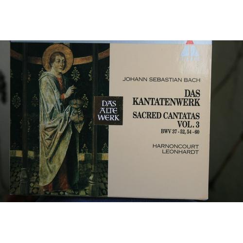 Cantates Sacrees Vol.3 Bwv 37-52, 54-60, Harnoncourt, Leonhardt