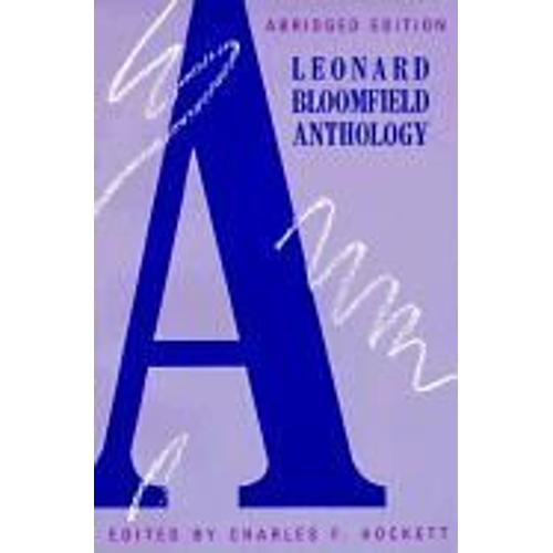A Leonard Bloomfield Anthology Abridged