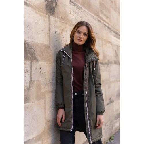 Laura Jo - Parka Imperméable Doublée Fourrure Avec Cordon - Kaki