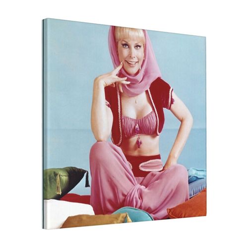 Canevas imprimer Je rêve de Jeannie - Barbara Eden Impression sur toile Roulée Tableau Art Décoration Murale / Sans cadre 40X50cm