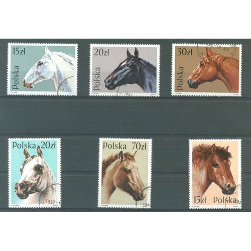 Pologne - Chevaux - 1989.