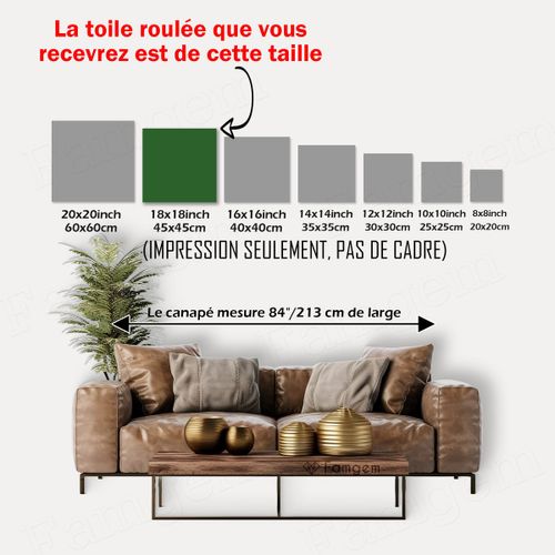 Canevas imprimer Avatar le dernier Airbender Atla oncle Iroh Citation Impression sur toile Roulée Tableau Art Décoration Murale / Sans cadre 40X50cm