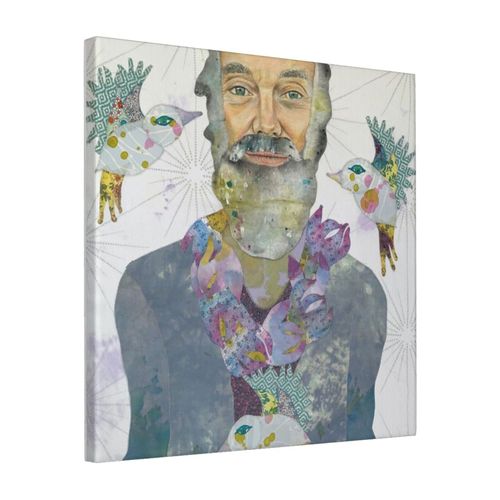 Canevas imprimer C'est tout en ce moment (Ram Dass) Impression sur toile Roulée Tableau Art Décoration Murale / Sans cadre 40X50cm