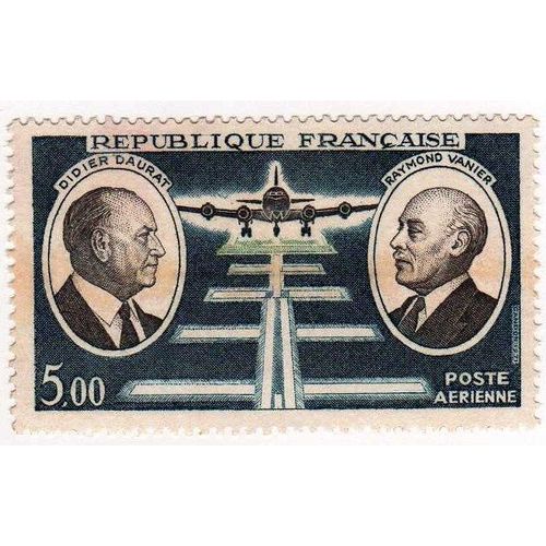 Poste Aérienne 1971 - Y&t N°Pa46 - 5.00 Frs - Didier Daurat Et Raymond Vanier - Neuf