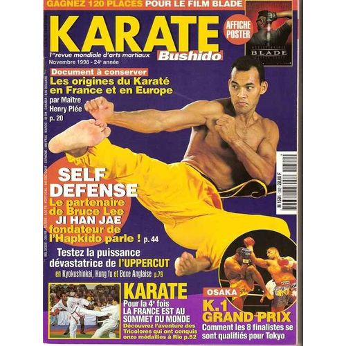 Karate Bushido  N° 262 : Le Partenaire De Bruce Lee Ji Han Jae Fondateur De L'hapkido Parle