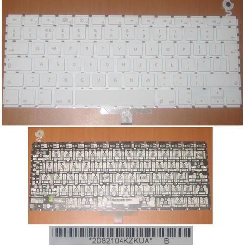 Clavier Qwerty UK Pour APPLE G4 MACBOOK 13.3¿ Series, Blanc / White, Model: 2D82104KZKUA