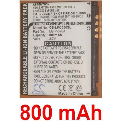 Batterie Lithium-Ion Pour Lg Kf700 Kp500 Kp501 Kc550
