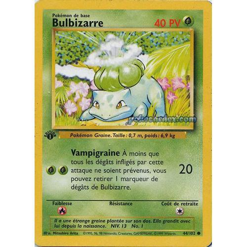 Bulbizarre 40pv - Set De Base (Edition 1) - 44/102