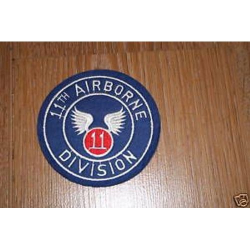 Insigne Tissu D'epaule De La 11th Airborne Division /Feutre