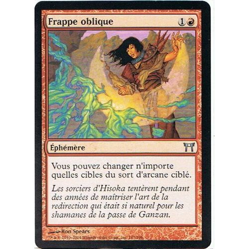 Frappe Oblique  - Magic Mtg - Guerriers De Kamigawa 187 - U