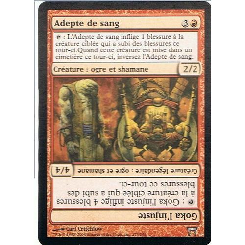 Adepte De Sang  - Magic Mtg - Guerriers De Kamigawa 173 - U