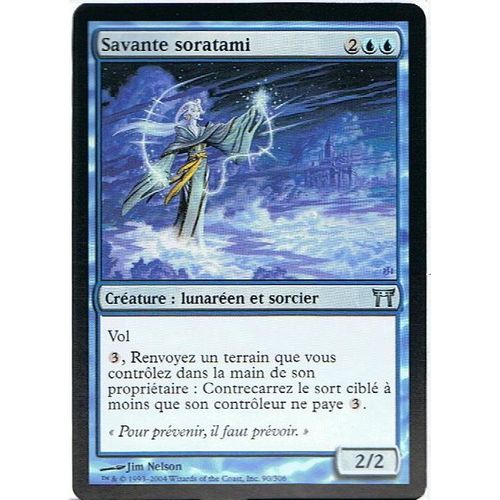 Savante Soratami  - Magic Mtg - Guerriers De Kamigawa 90 - U
