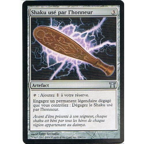 Shaku Usé Par L'honneur  - Magic Mtg - Guerriers De Kamigawa 254 - U
