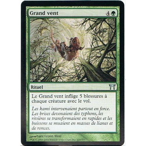 Grand Vent  - Magic Mtg - Guerriers De Kamigawa 209 - U