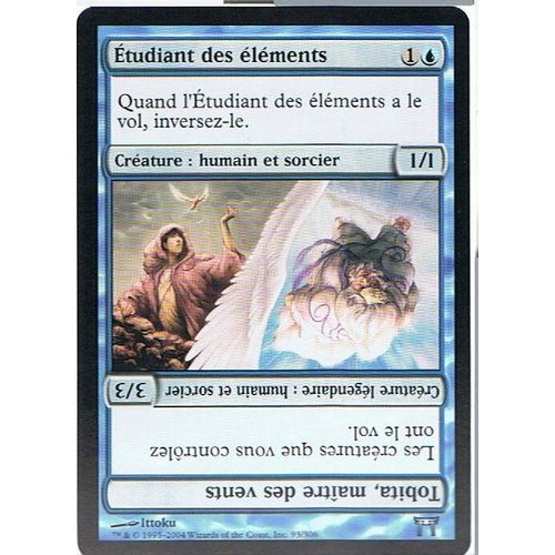 Etudiant Des Éléments  - Magic Mtg - Guerriers De Kamigawa 93 - U