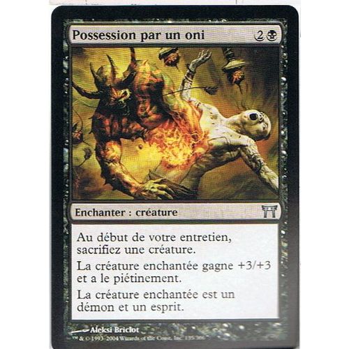 Possession Par Un Oni  - Magic Mtg - Guerriers De Kamigawa 135 - U