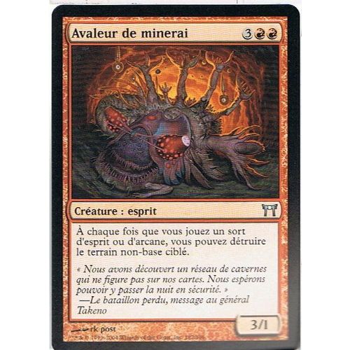 Avaleur De Minerai  - Magic Mtg - Guerriers De Kamigawa 182 - U
