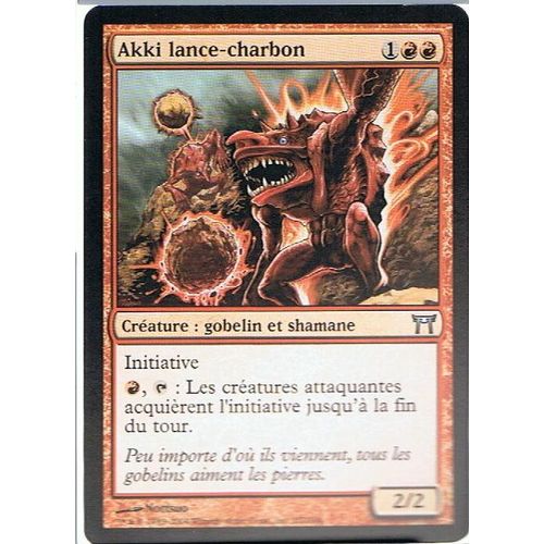 Akki Lance-Charbon  - Magic Mtg - Guerriers De Kamigawa 152 - U