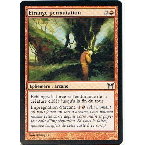 Etrange Permutation  - Magic Mtg - Guerriers De Kamigawa 192 - U
