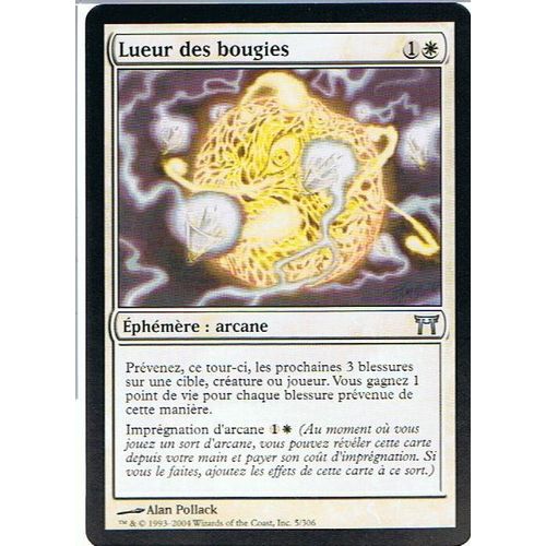 Lueur Des Bougies  - Magic Mtg - Guerriers De Kamigawa 5 - U