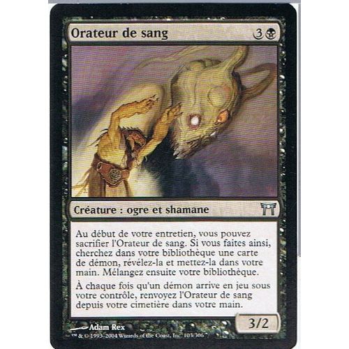 Orateur De Sang  - Magic Mtg - Guerriers De Kamigawa 103 - U