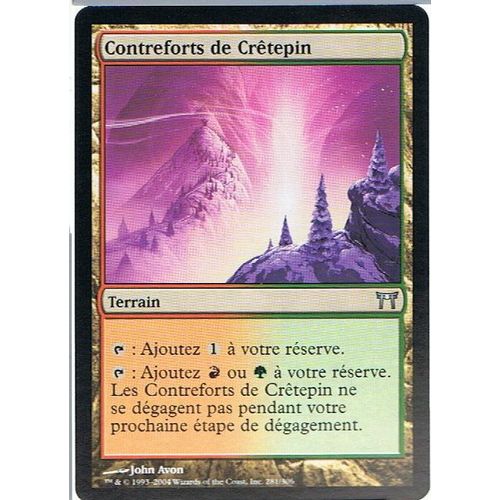 Contreforts De Crêtepin  - Magic Mtg - Guerriers De Kamigawa 281 - U