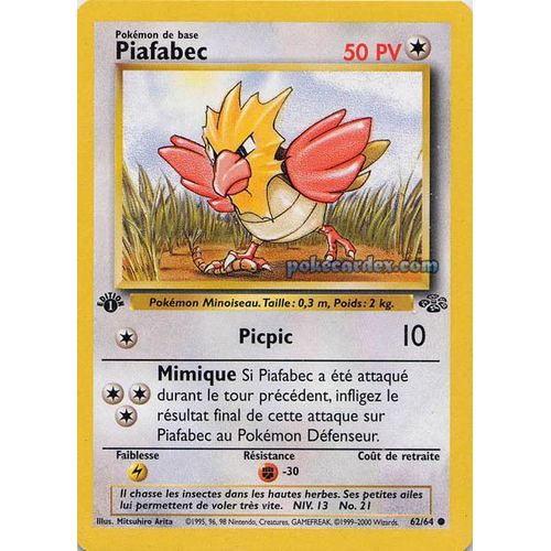 Piafabec 50pv - Jungle - 62/64