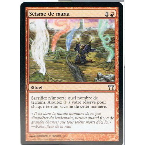 Seisme De Mana  - Magic Mtg - Guerriers De Kamigawa 179 - U