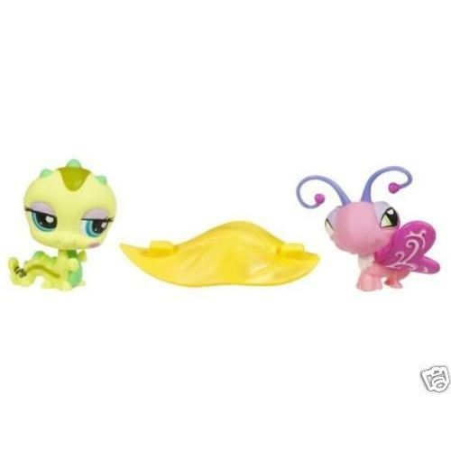 Littlest Petshop Duo Chenille #1324 Et Papillon #1323