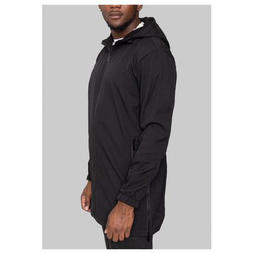 Blouson Parka Noir Homme