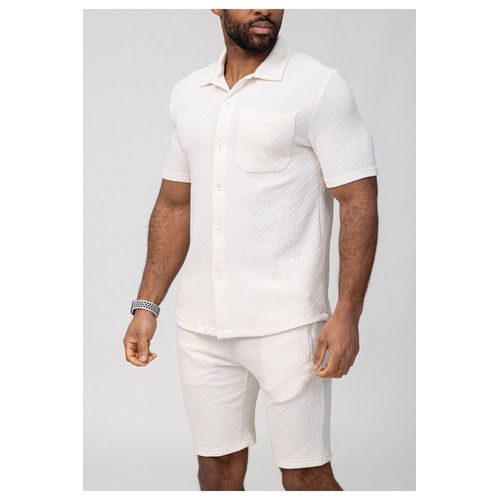Ensemble Short,Chemise Blanc Homme