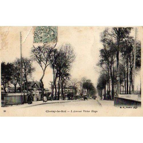 Carte Postale Ancienne- Choisy Le Roi, Avenue Victor Hugo