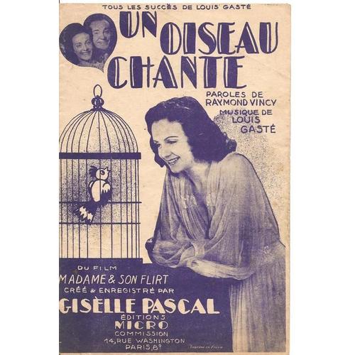 Un Oiseau Chante (Film Madame & Son Flirt) - Chant Seul - 1945