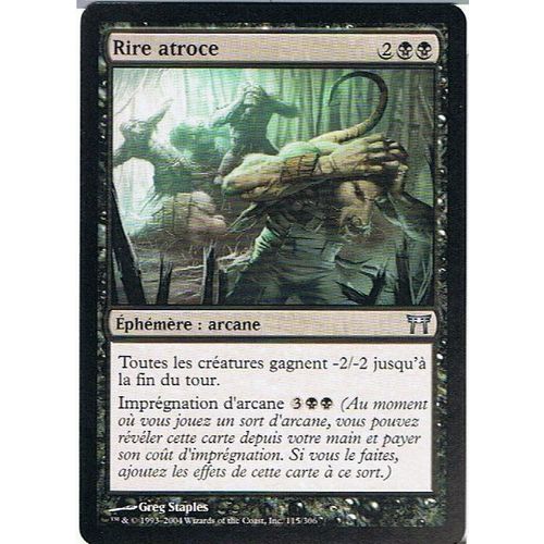 Rire Atroce  - Magic Mtg - Guerriers De Kamigawa 115 - U