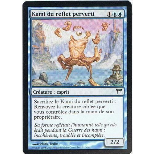 Kami Du Reflet Perverti  - Magic Mtg - Guerriers De Kamigawa 71 - C