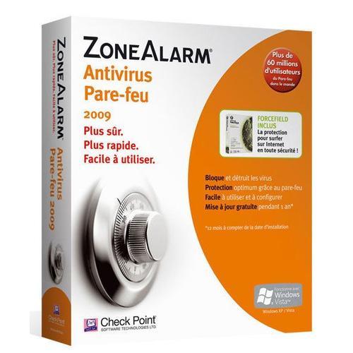 Avanquest Zonealarm Antivirus Et Pare-Feu 2009 - Licence 1 An 3 Postes