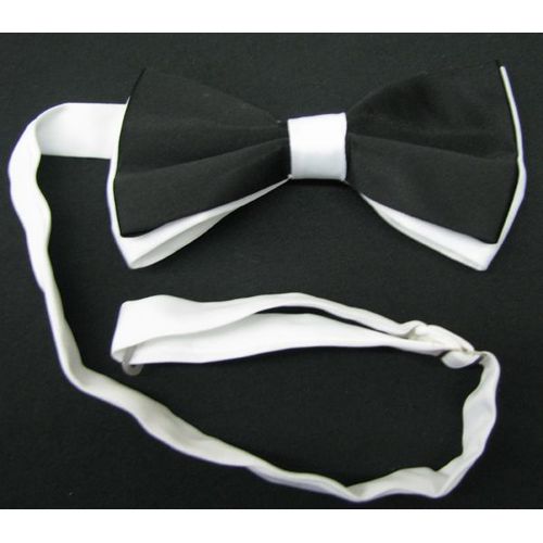Cravate Noeud Papillon Lavalière Largeur 12 Cm Taille Réglable Noir Lolita