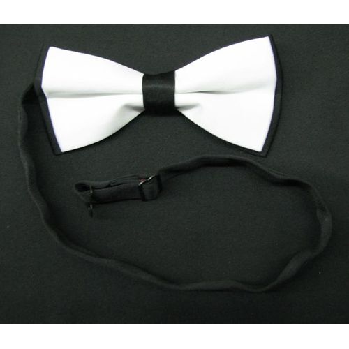 Cravate Noeud Papillon Lavalière Largeur 12 Cm Taille Réglable Noir