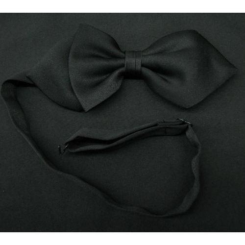 Cravate Noeud Papillon Lavalière Largeur 12 Cm Taille Réglable Noir