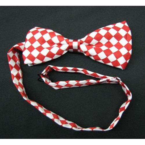 Cravate Noeud Papillon Lavalière Largeur 12 Cm Taille Réglable Noir Blanc